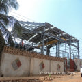 Entrepôt de structure en acier au Ghana